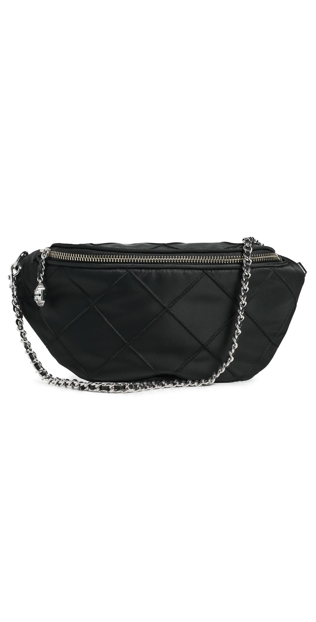 Tory Burch Fleming Nylon Belt Bag Black One Size