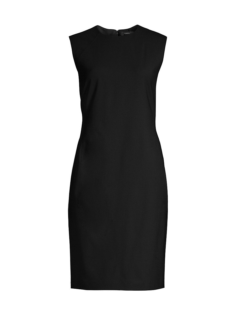 Women's Power Wool Dress - Black - Size 12