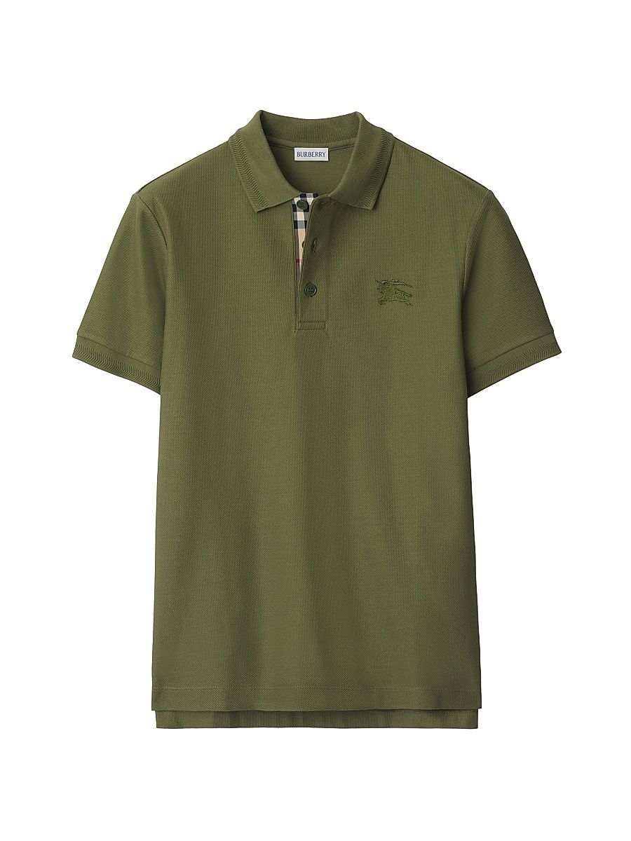 Men's Eddie EKD Slim-Fit Polo Shirt - Olive - Size XXL