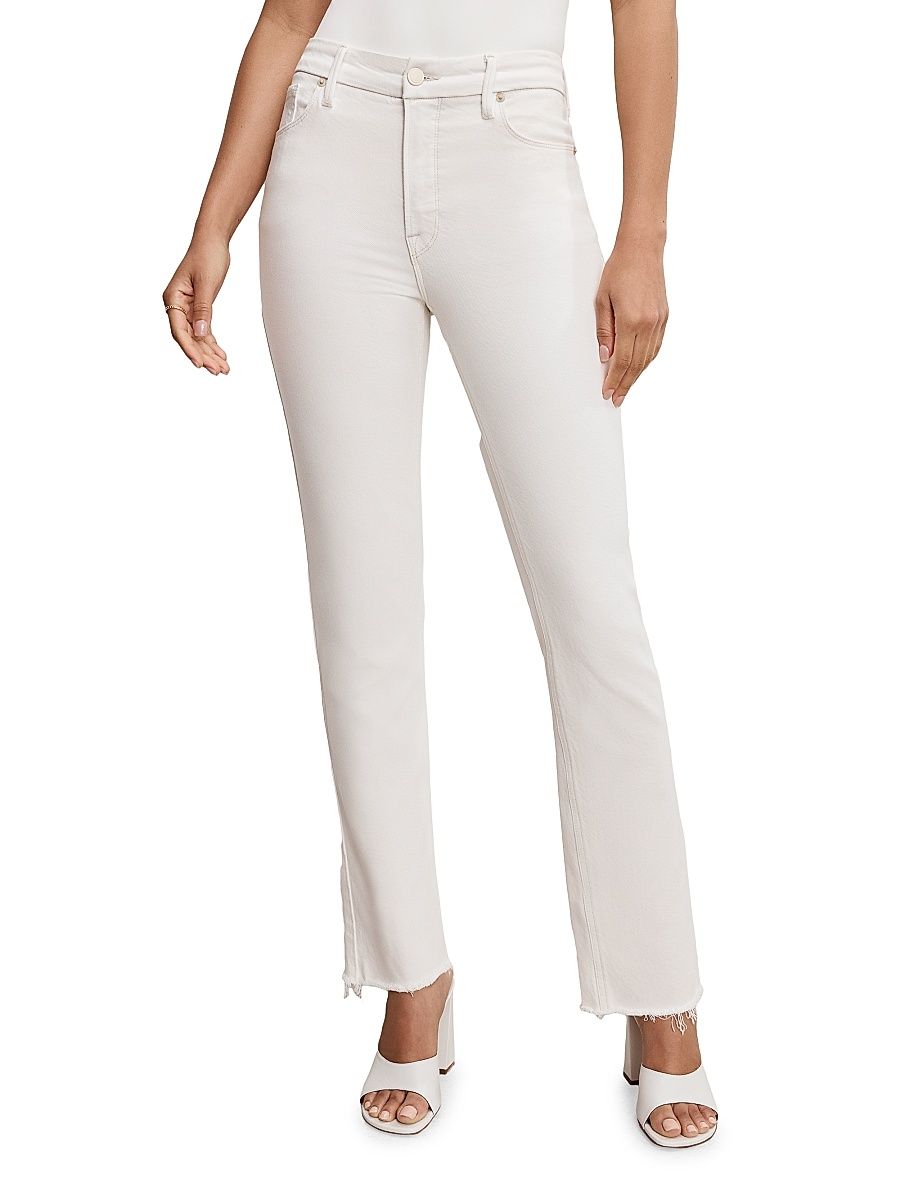 Women's Soft-Tech Good Icon Straight Jeans - Cloud White - Size 14