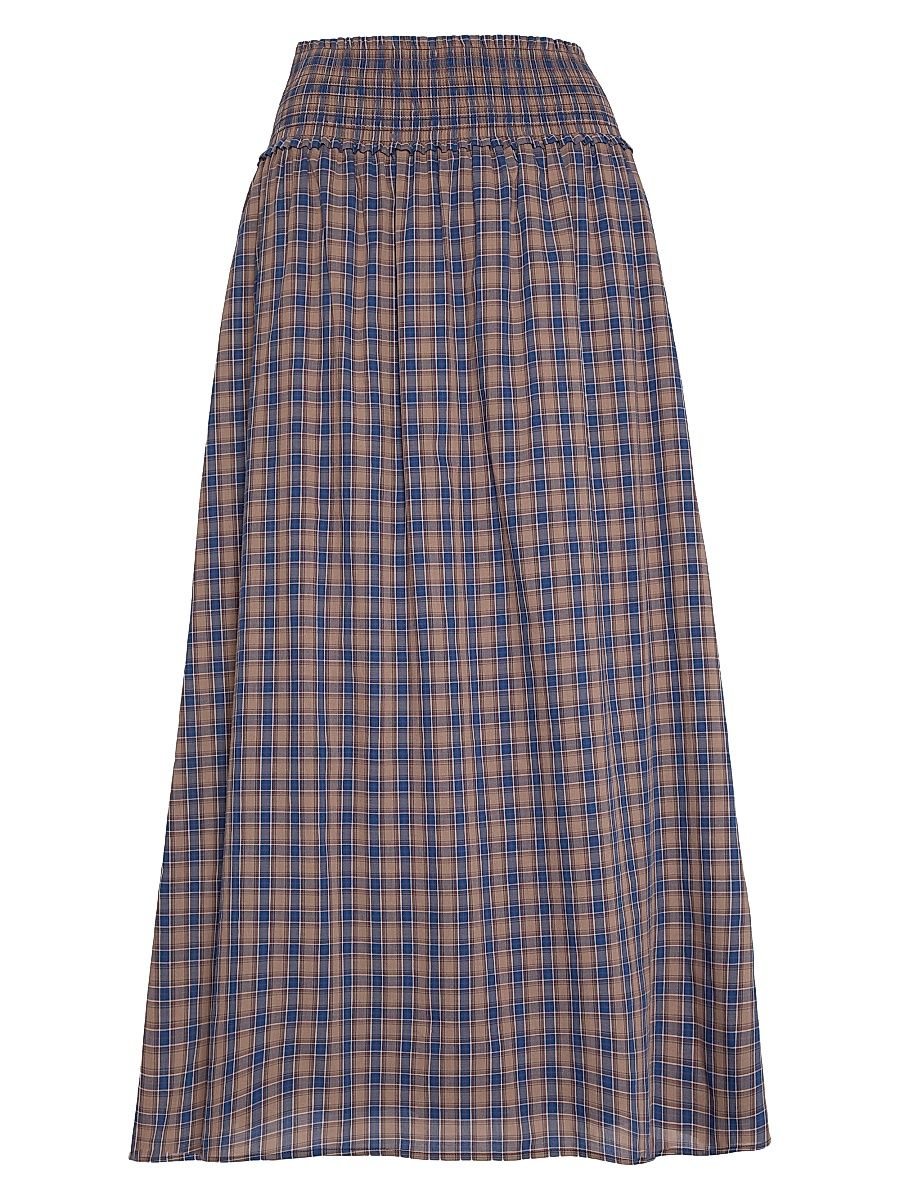 Women's The Delphine Nap Skirt - Spencer Plaid Brown - Size XXXL