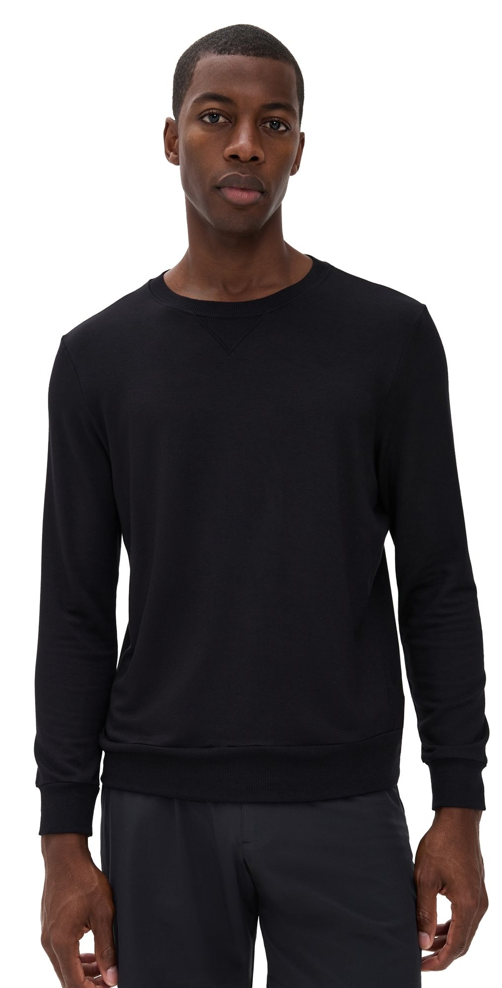 Beyond Yoga Always Beyond Pullover Crew Black XXL