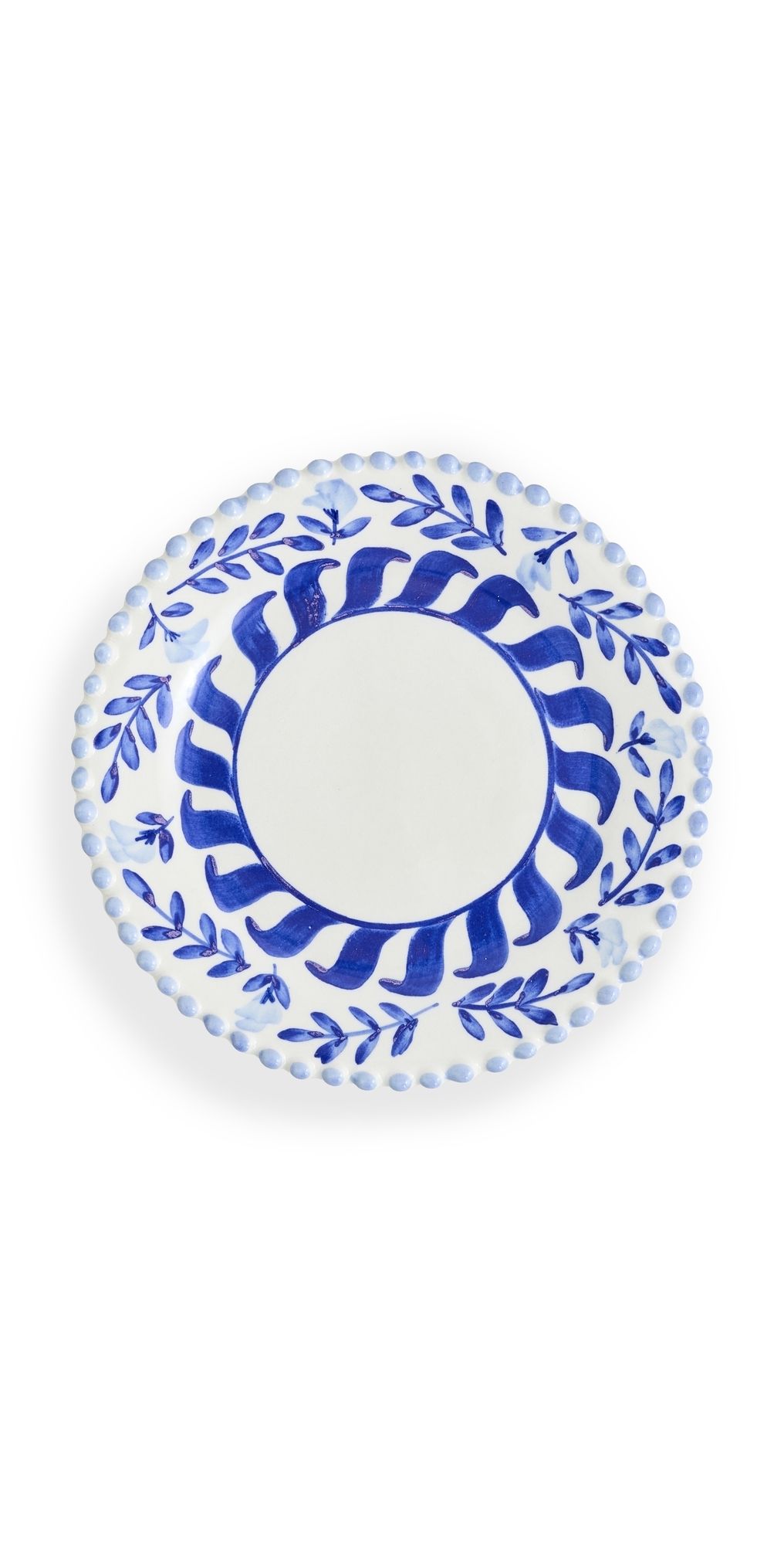 Carolina K Appetizer Plate Blue One Size