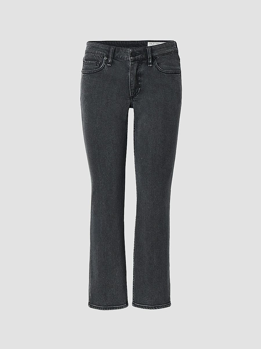 Women's Stretch Featherweight Harlow Low-Rise Ankle Straight Jeans - Angela - Size 24