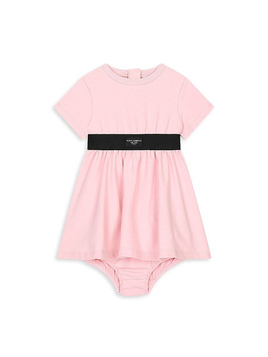 Baby Girl's Cotton Jersey Dress - Pink - Size 18 Months