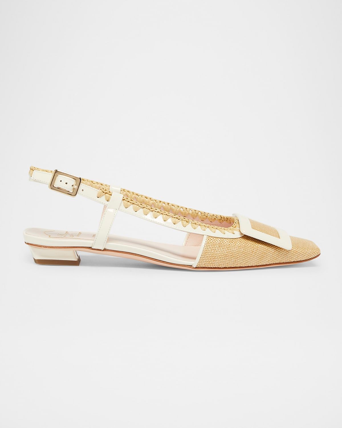 Belle Vivier Buckle Slingback Pumps