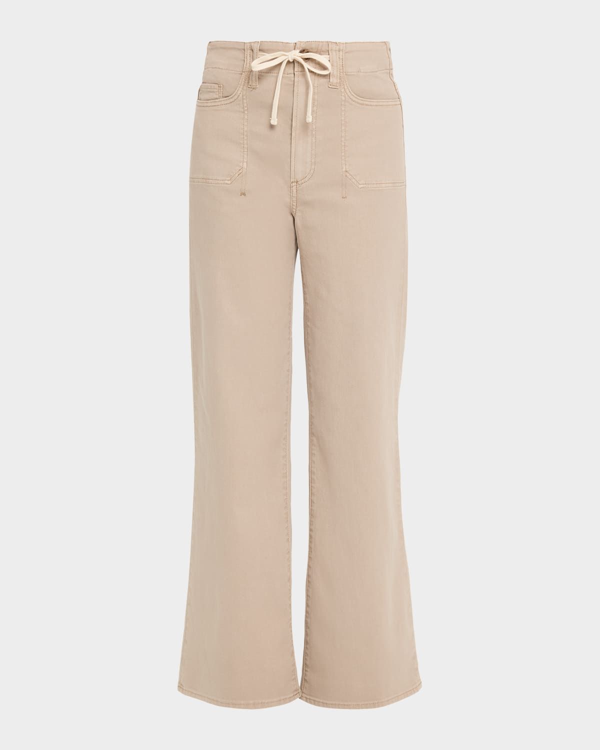 Ari Wide-Leg Drawstring Utility Jeans