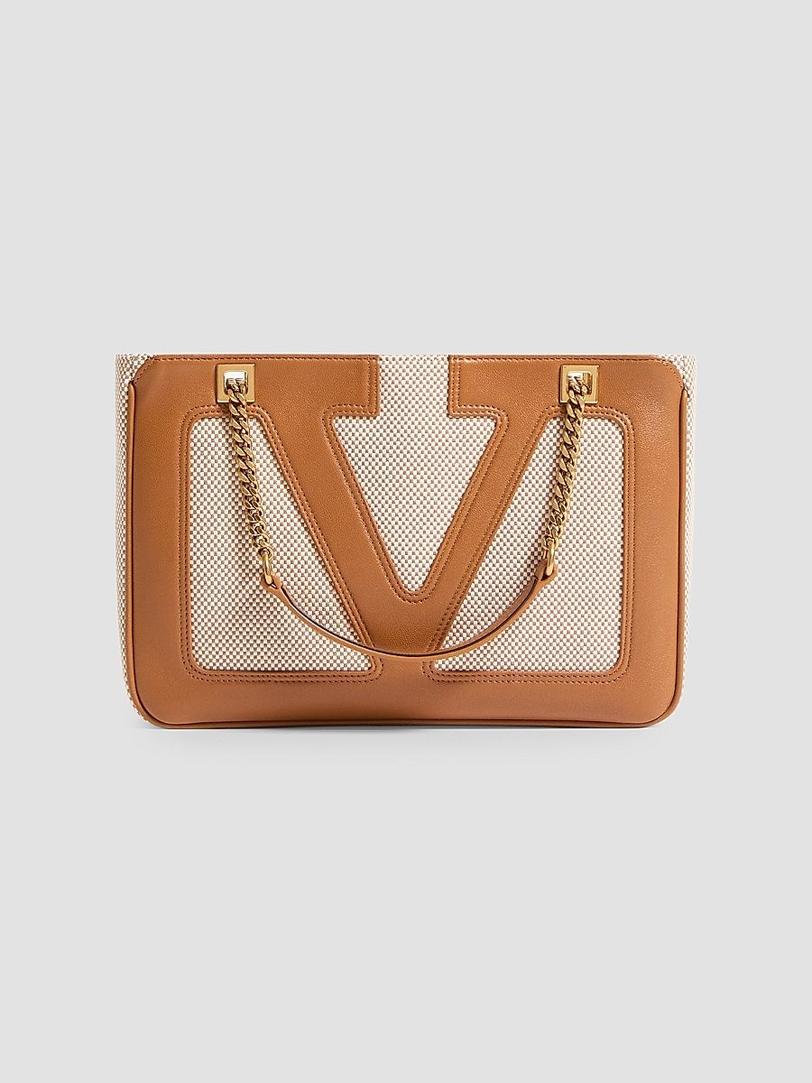Women's Viva Superstar Canvas Shopping Bag - Natural Spice