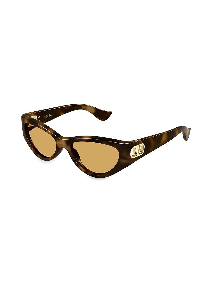 Women's Vain Light 54MM Cat-Eye Sunglasses - Brown