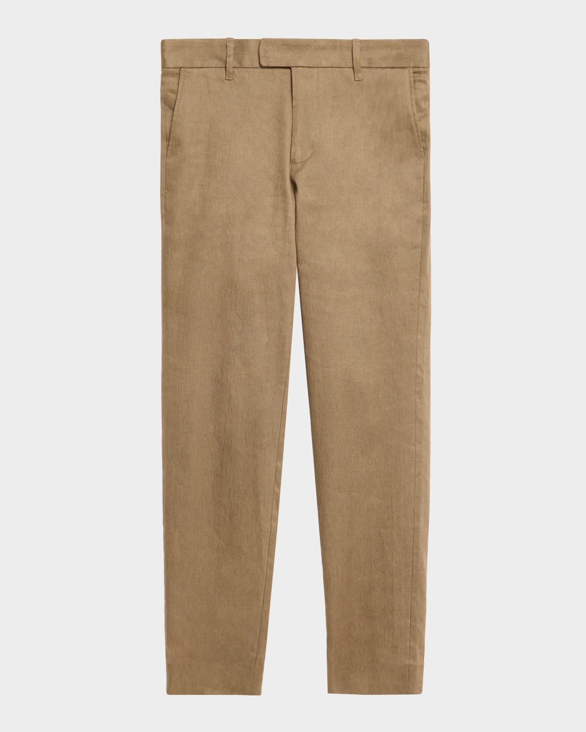 Men & apos;s Owen Athletic Linen-Cotton Extended-Tab Pants