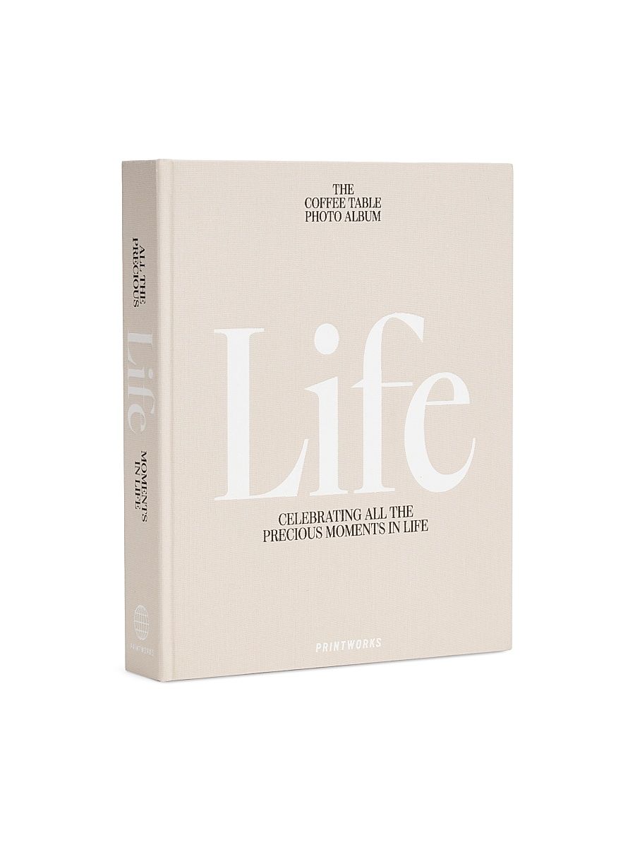 The Beautiful 'Life' Coffee Table Photo Album - Beige