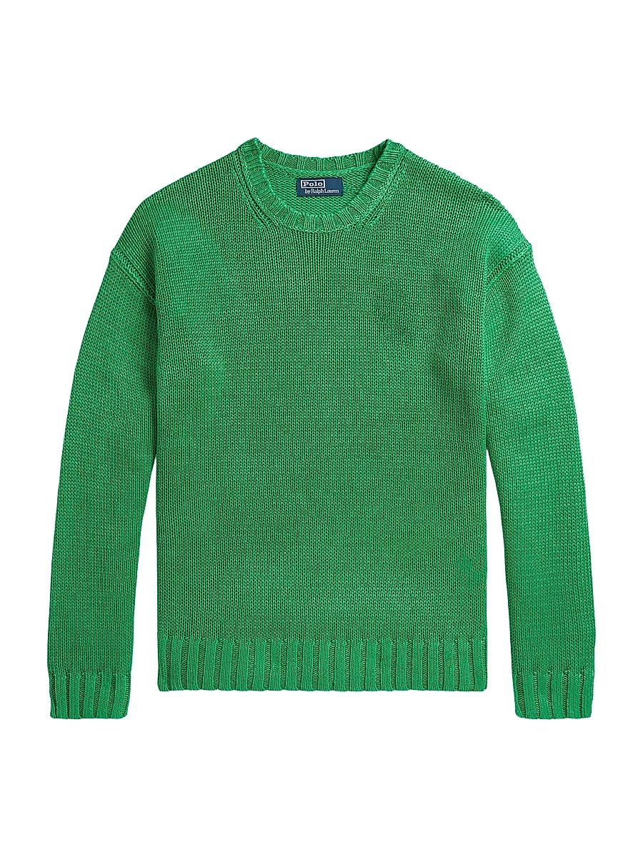 Men's Linen Crewneck Sweater - Stem - Size Large