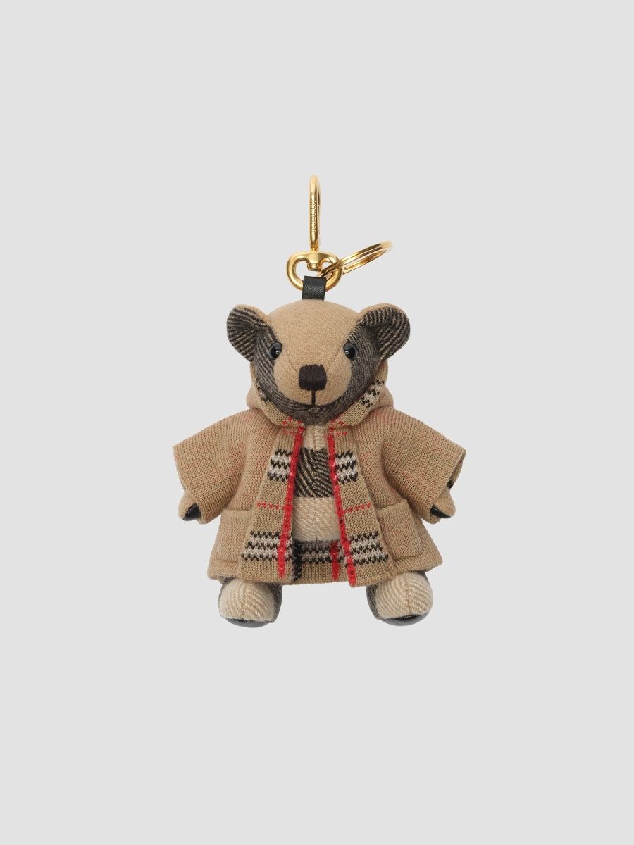 Burberry Women's Thomas Cape Cashmere Bag Charm - Archive Beige