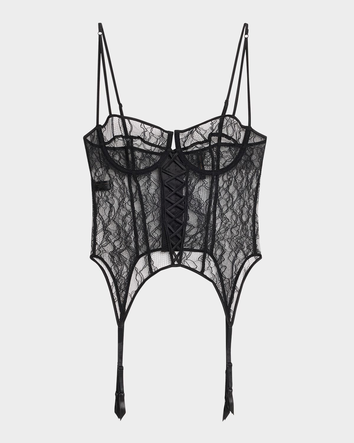 Precieuse Lace Garter Bustier