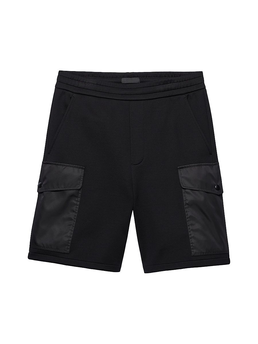 Men's Cotton Bermudas - Black - Size Medium