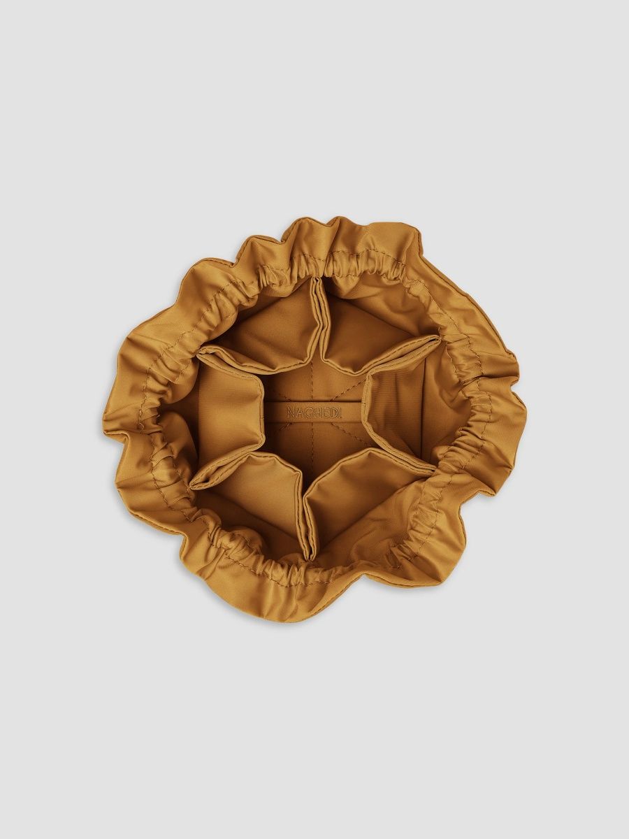 Naghedi Lotus Petit Jewelry Pouch - Turmeric