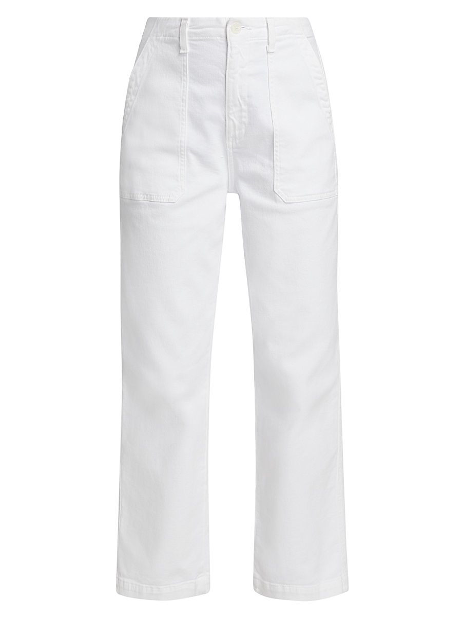 Women's Analeigh Denim Trousers - Cloud White - Size 32