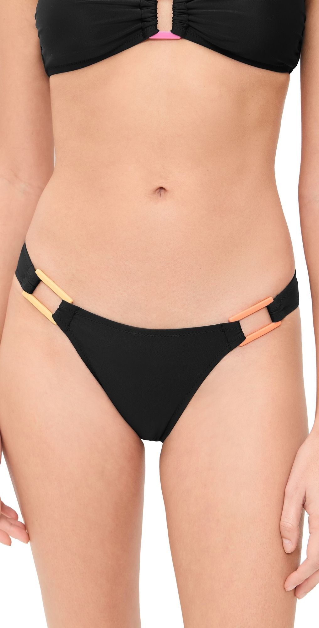 Solid & Striped The Tatum Bikini Bottoms Noir M
