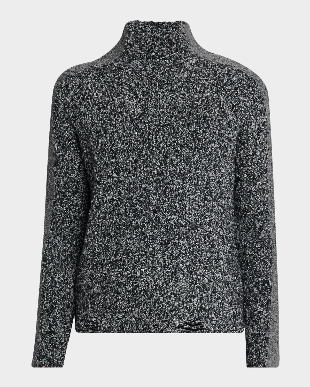 Men & apos;s K-Erland Boucle-Knit Funnel Neck Sweater