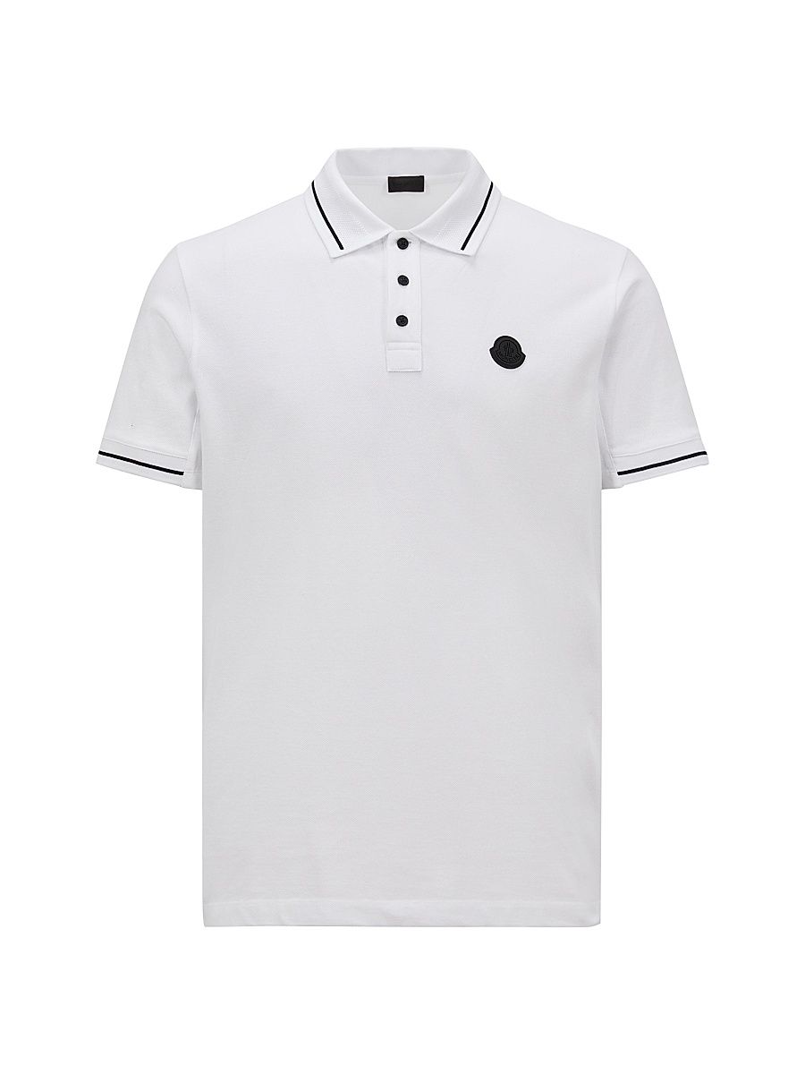 Men's Polo Shirt in Cotton - Optical White - Size XXXXL