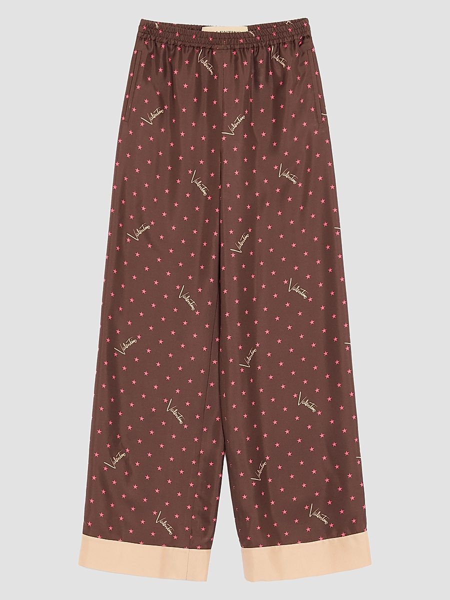 Women's Stelline Firma Starry Twill Pants - Chocolate Beige - Size 10