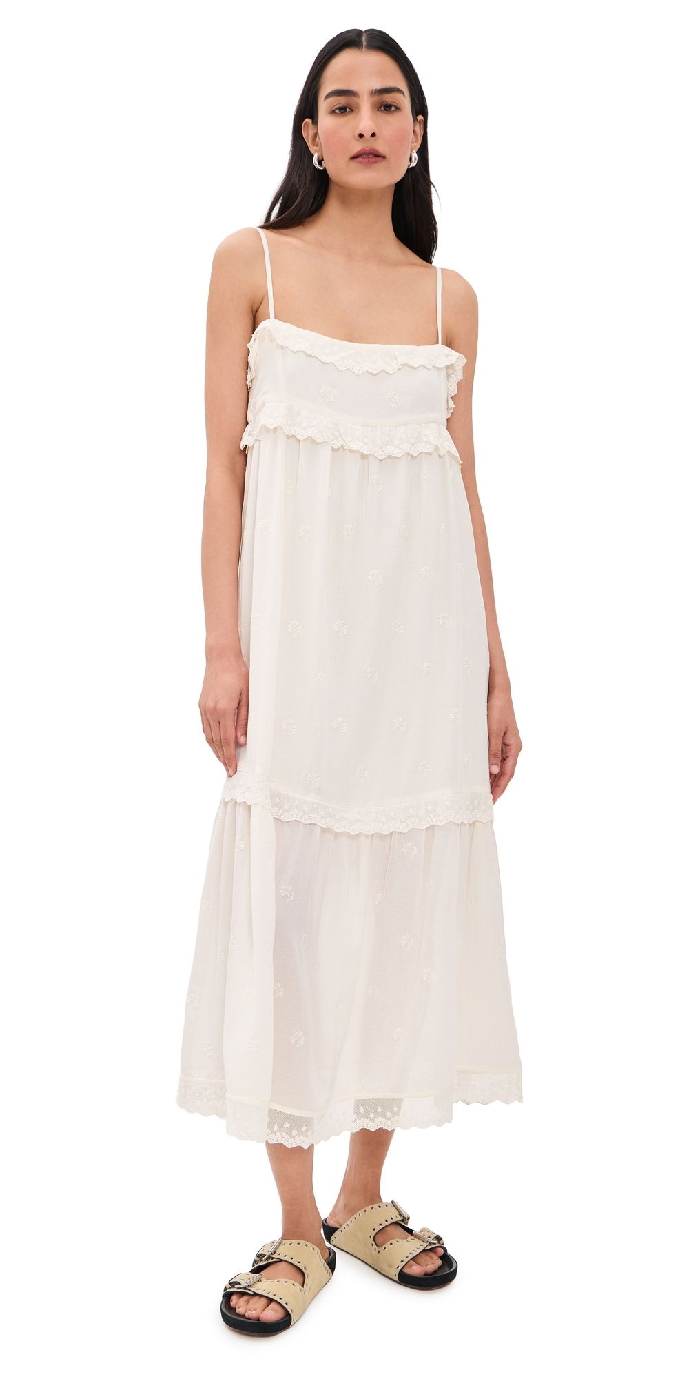 ba & sh Penny Dress Ecru 0