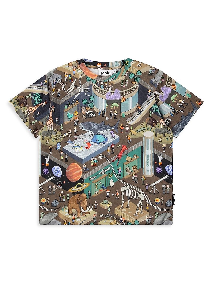 Little Boy's & Boy's Riley Museum Print T-Shirt - Pixeleum - Size 8