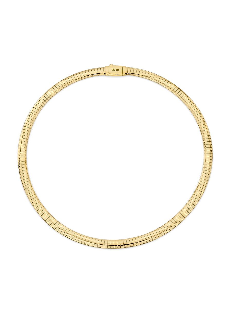 Women's 18K Yellow Gold Medium Collar Necklace - Yellow Gold - Size 15