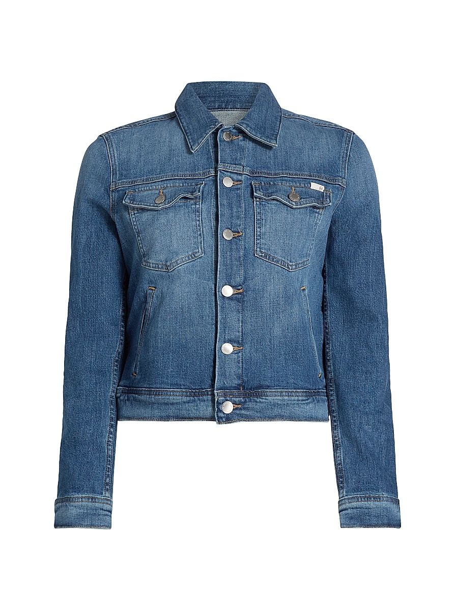 Women's Robyn Denim Crop Jacket - Illiad - Size XS
