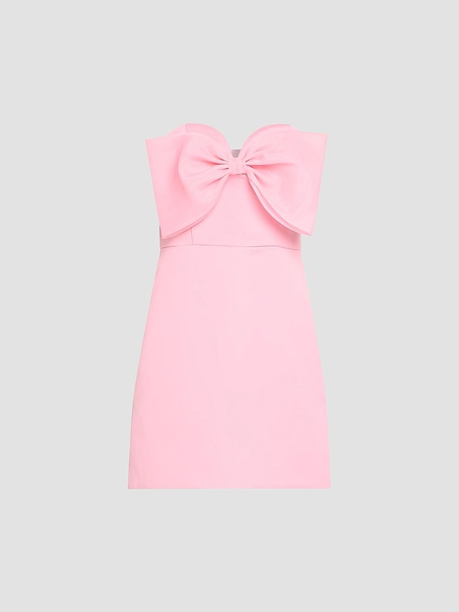Women's Noema Bow Strapless Mini Dress - Cherry Blossom - Size XXL