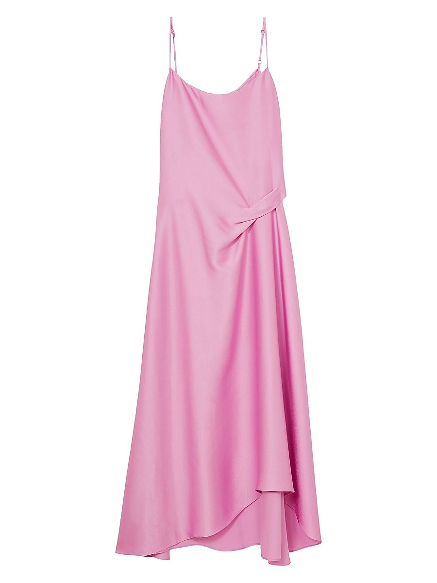 Women's Zoey Draped Slip Dress - Pink - Size 14