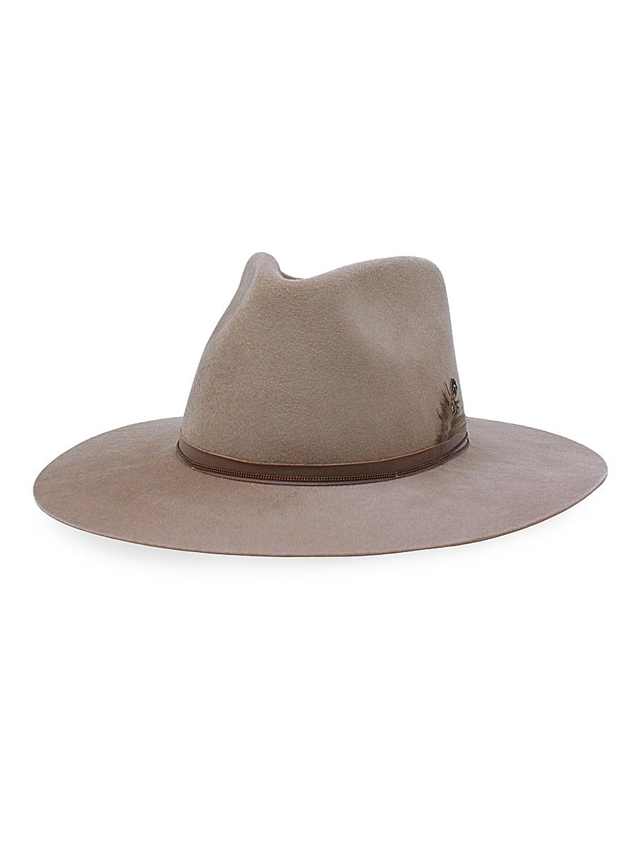 Women's Juliet Wool Fedora - Beaver - Size Large
