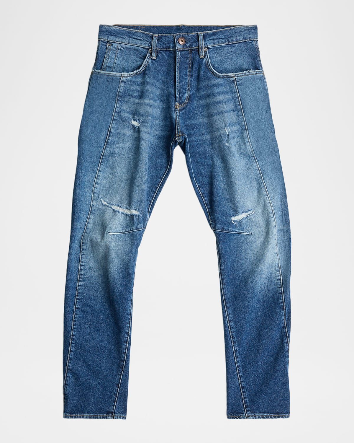 Men & apos;s Contor 3D Distressed Denim Slim-Fit Jeans