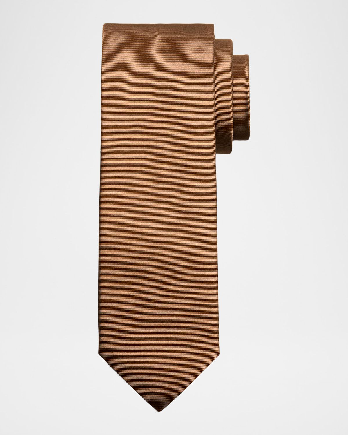 Men & apos;s Solid Silk Twill Tie