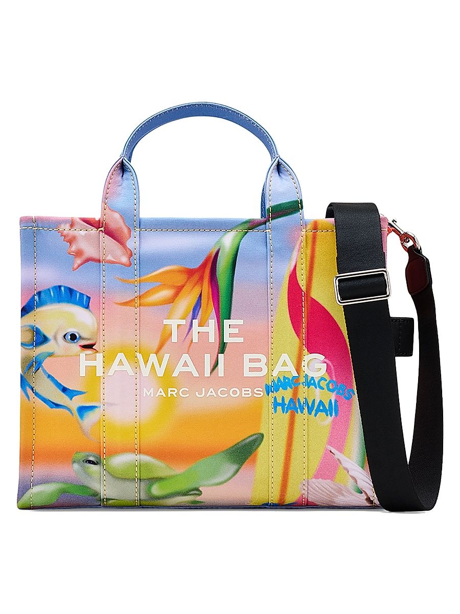Women's The City Medium Hawaii Cotton-Blend Tote Bag - Hawaii
