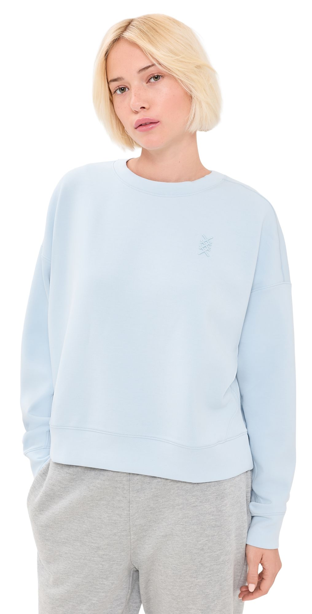 Rhone Dreamglow Crewneck Frost Blue XS