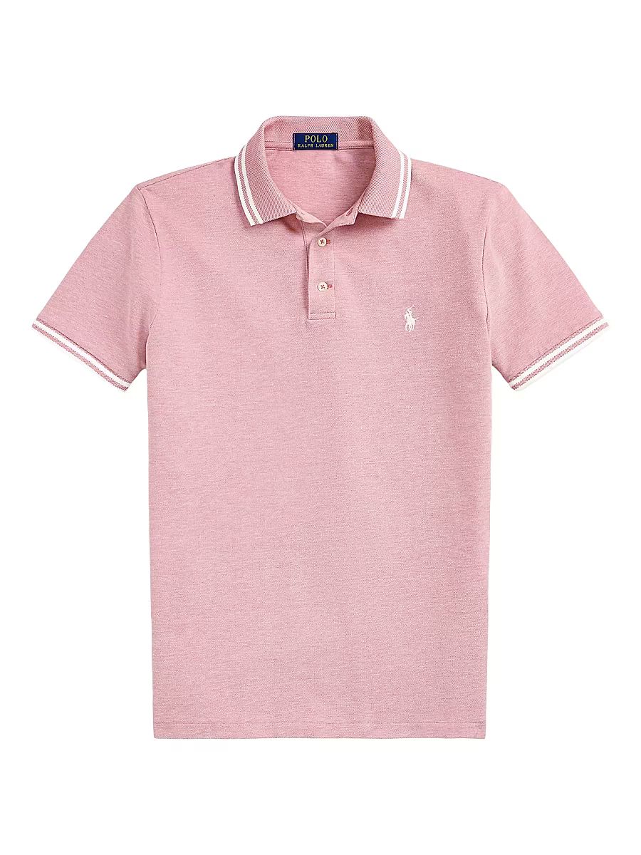 Men's Stretch Mesh Polo Shirt - Adirondack Berry White - Size XXL