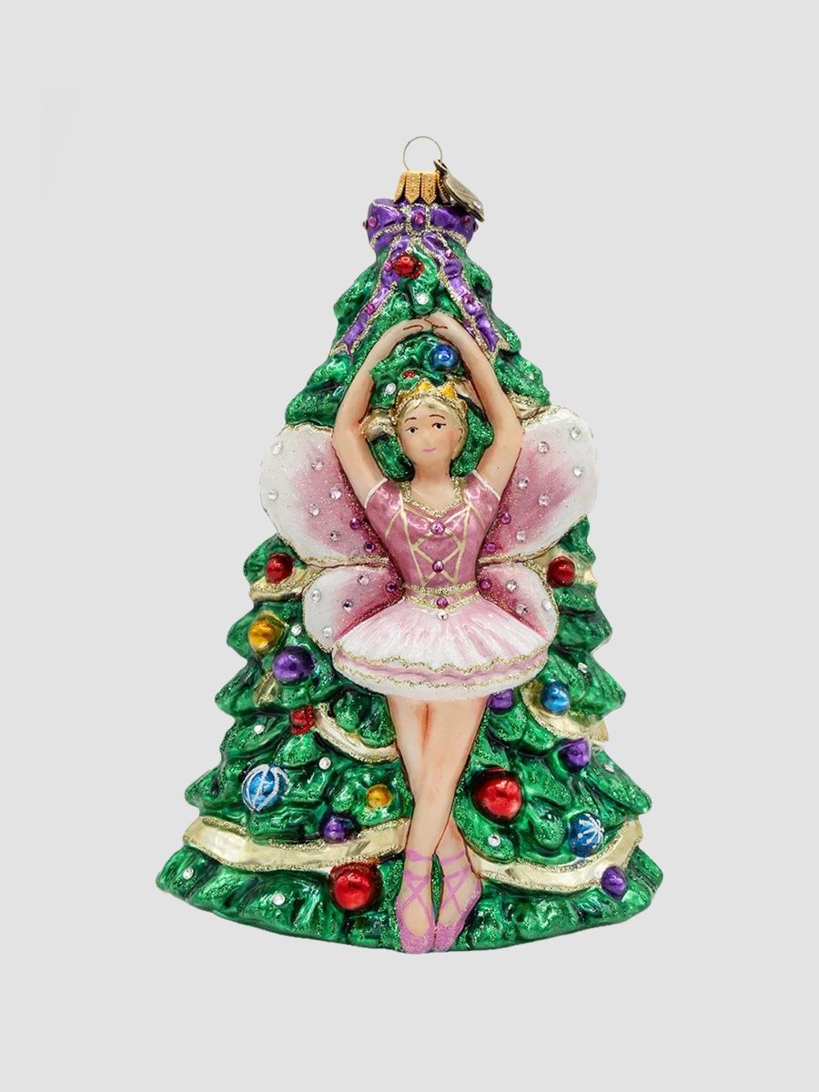 Jay Strongwater Sugar Plum Fairy Ornament - Multi