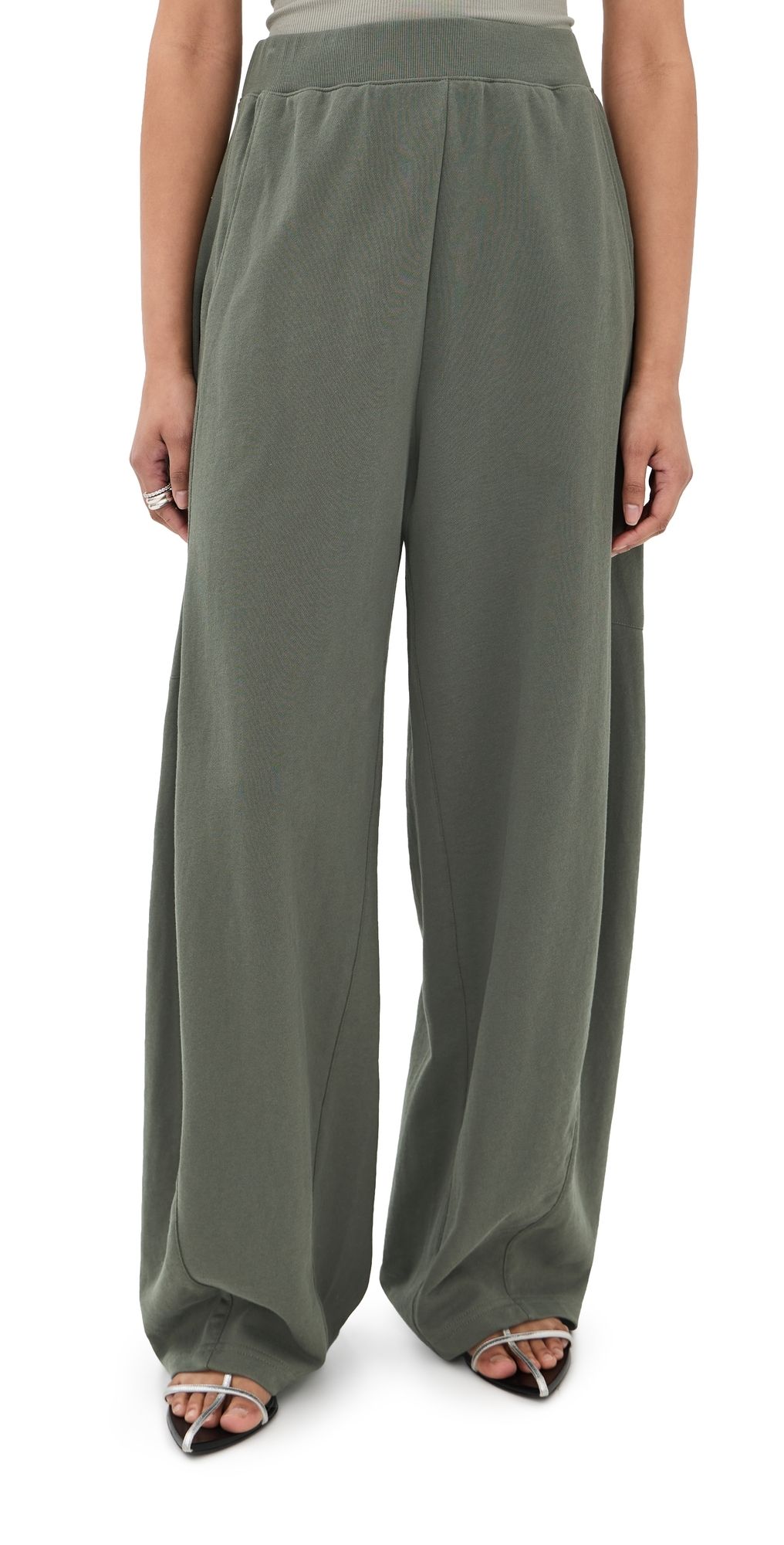 Tibi Winslow Sweatpants Olive XS