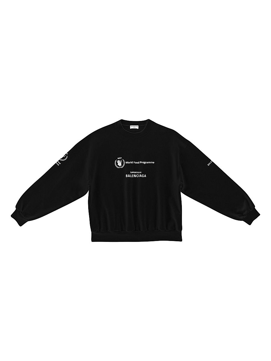 Women's WFP Sweatshirt Regular Fit - Black White - Size XL