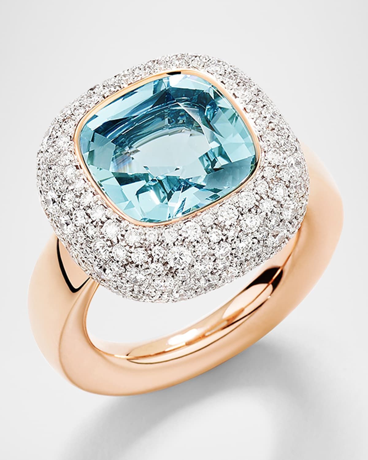 Nudo High Jewelry 18K Rose Gold Gemstone Ring