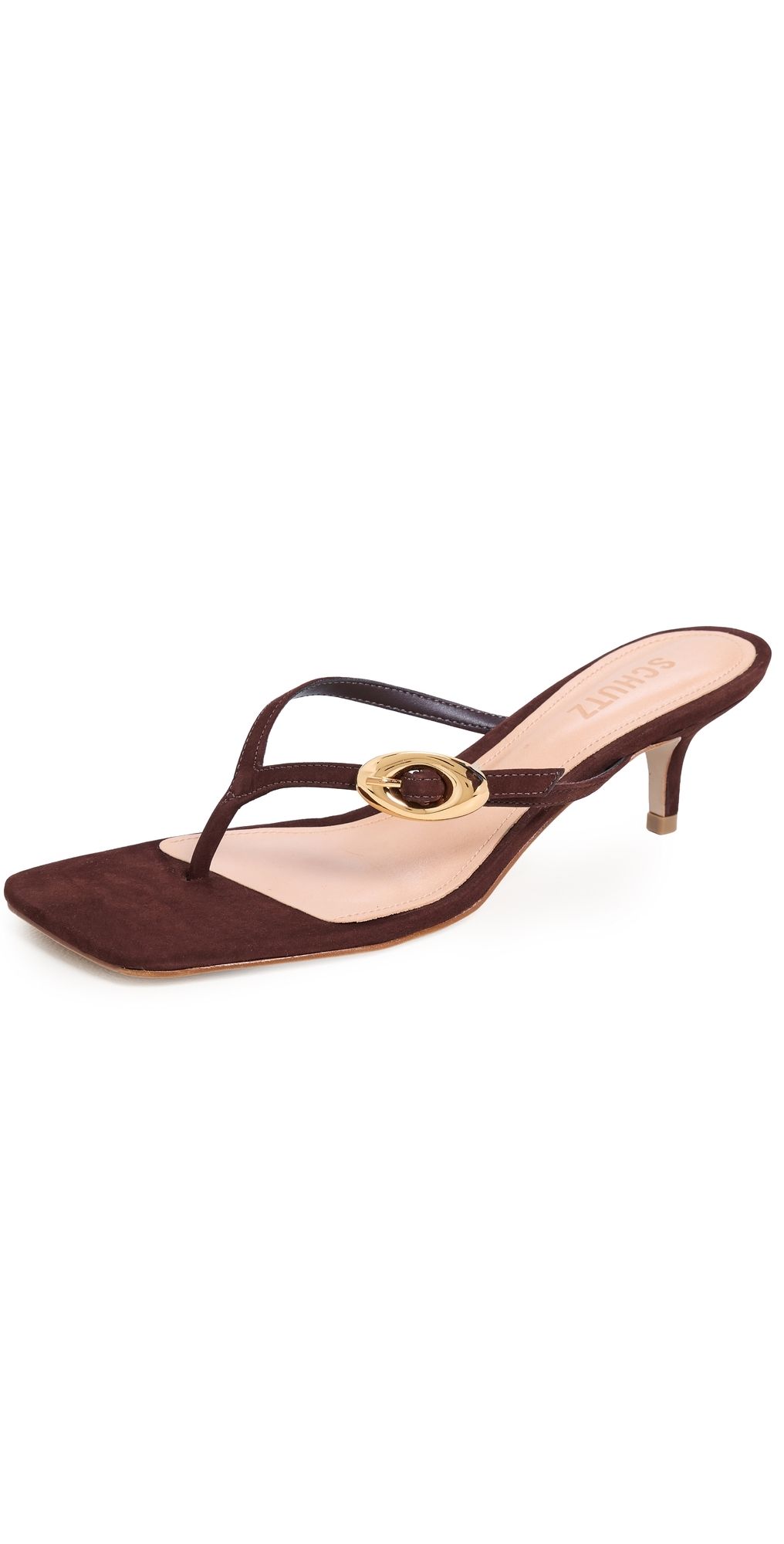 Schutz Miriam Sandals Chestnut Brown 9.5