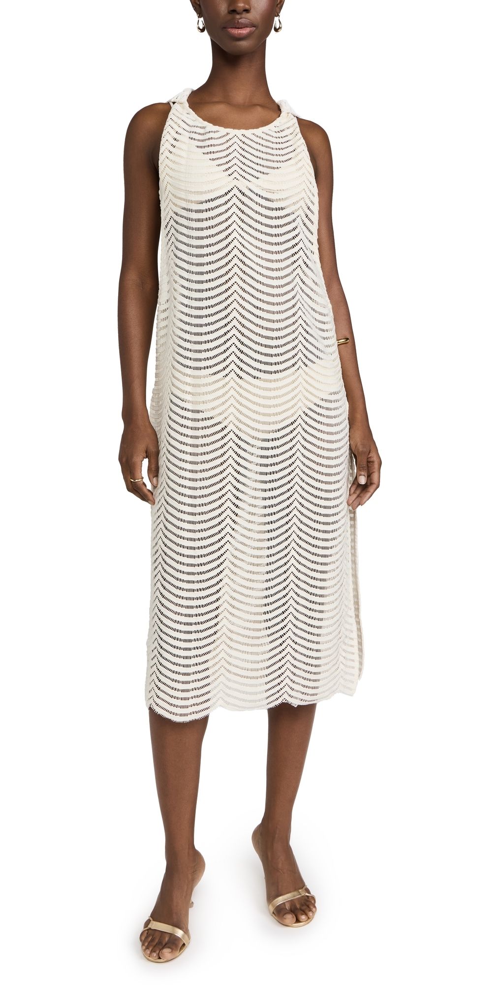 PQ Swim Harbor Cover Up Ivory M/L