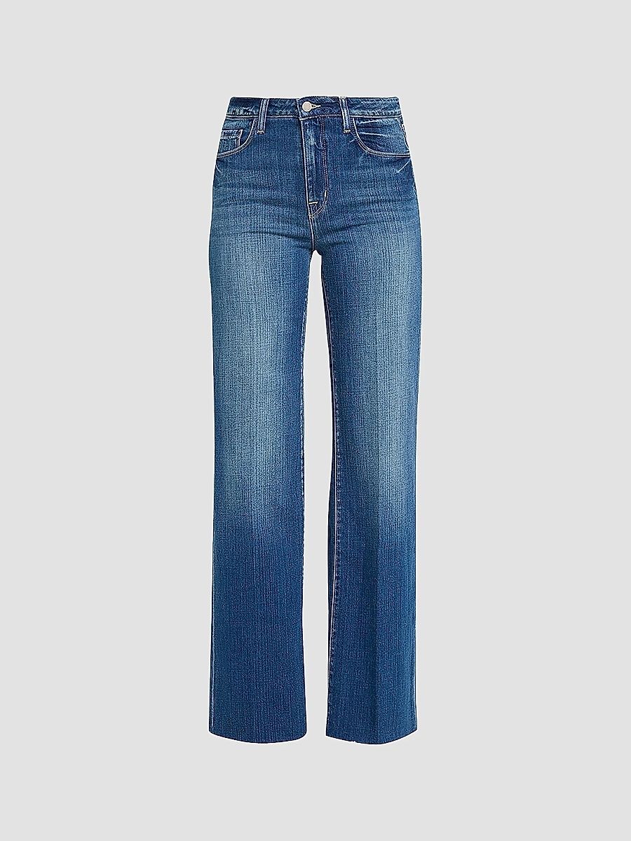 L'AGENCE Women's Scottie High-Rise Wide-Leg Jeans - Hasting - Size 31