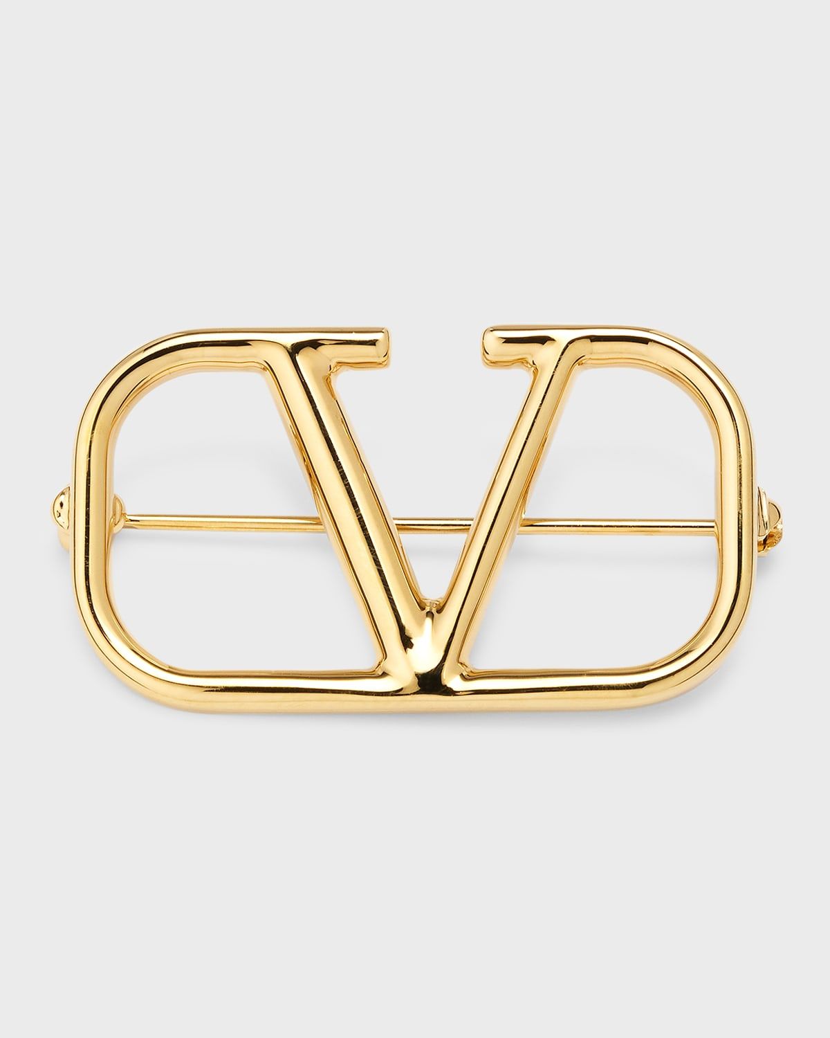 VLogo Brooch
