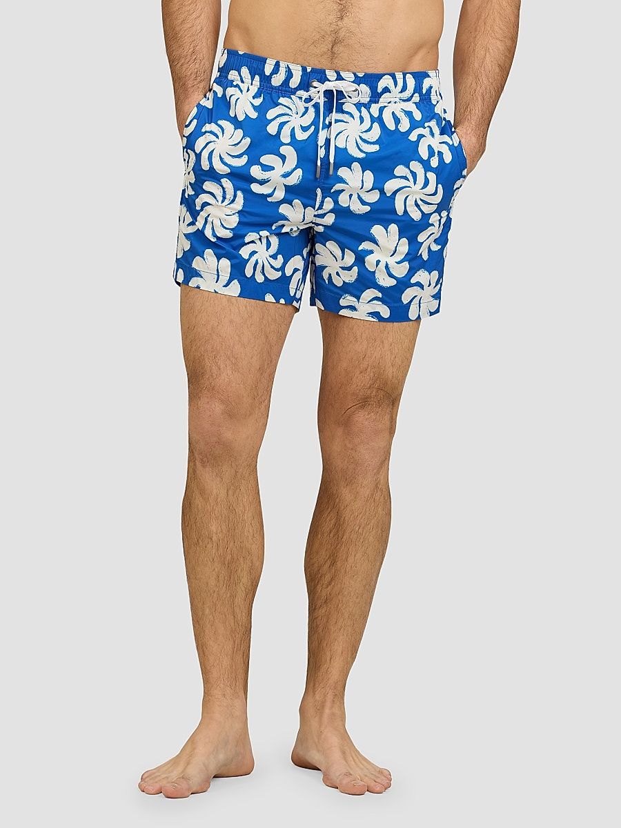 Men's Charles 5'' Swim Trunks - Blue Quartz Multi - Size XXL