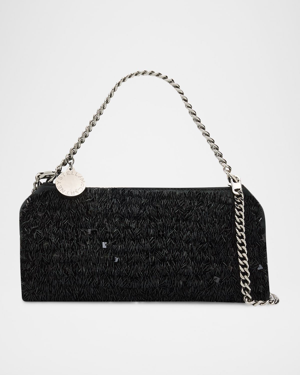 Falabella Mini Sequin Evening Top-Handle Bag