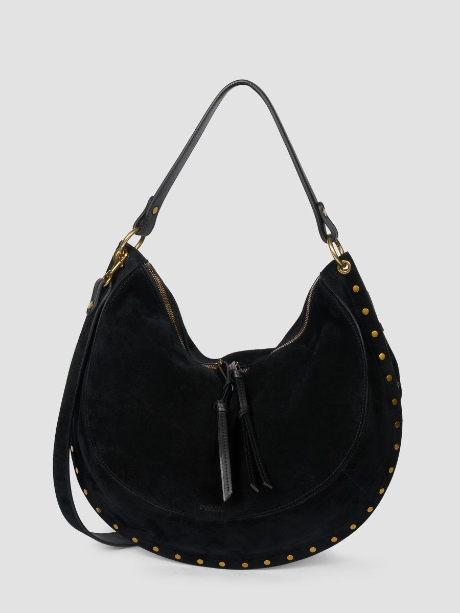 Isabel Marant Women's Oskan Suede & Leather Hobo Bag - Black