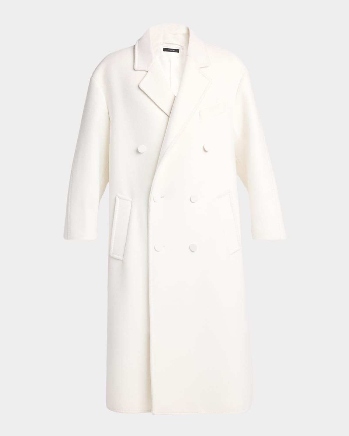 Men & apos;s Double Splittable Cashmere Double-Breasted Overcoat