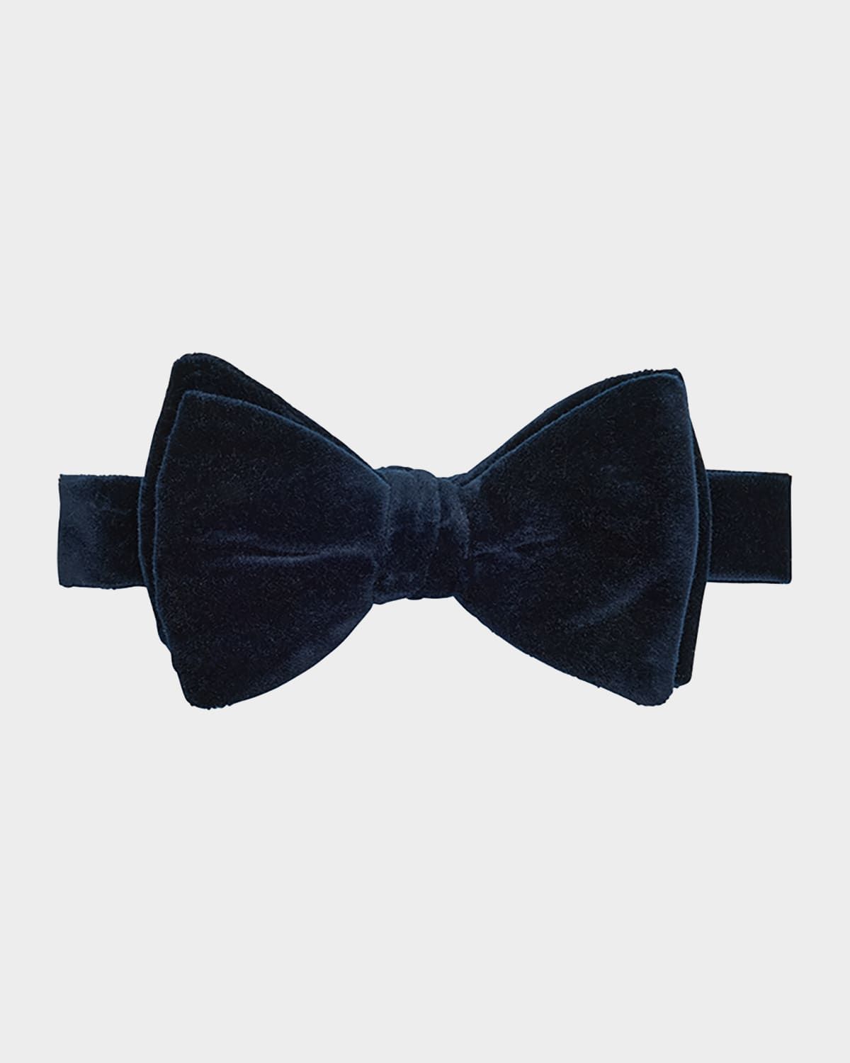 Men & apos;s Solid Cotton Bow Tie